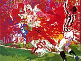 An Interesting Game Paintings - Game of the Century, Nebraska Suite by Leroy Neiman